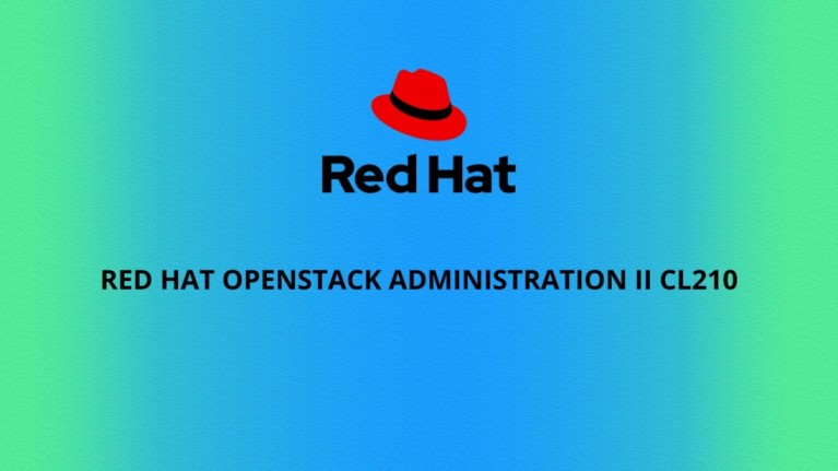 redhat logo with course name Red Hat OpenStack Administration II: Infrastructure Configuration for Cloud Administrators (CL210)