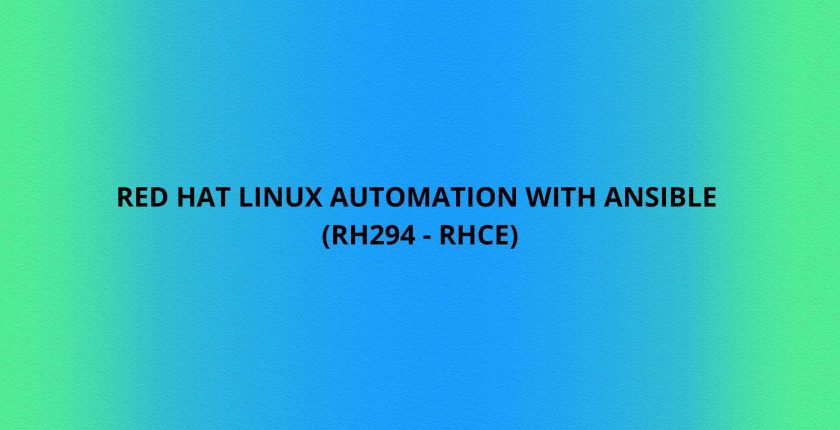 Automation with Ansible